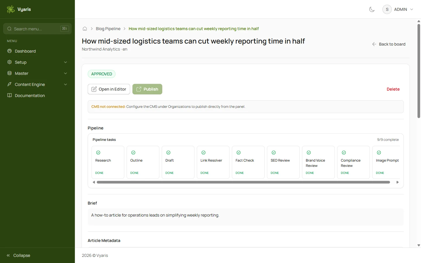 AI Social Media Content Generator